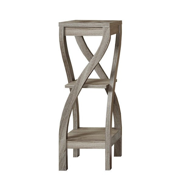 TABLE D'APPOINT - 32"H / TAUPE FONCE