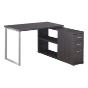 BUREAU D'ORDINATEUR - COIN GAUCHE OU DROIT GRIS