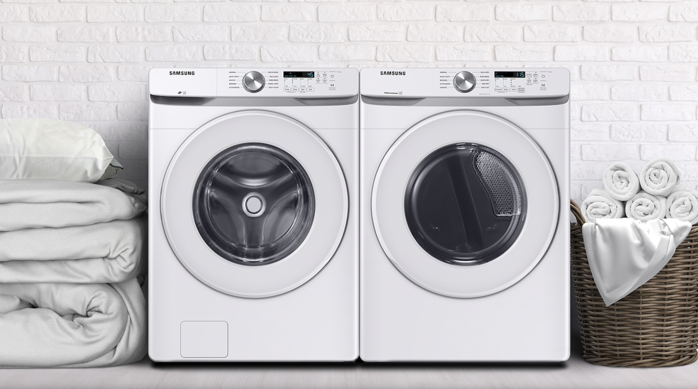 Ensemble laveuse et sécheuse Samsung à chargement frontal