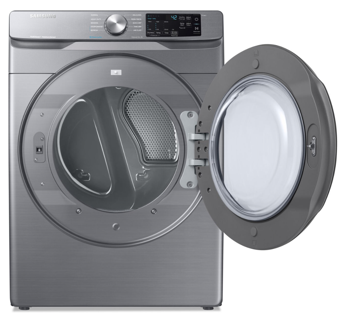 Sécheuse électrique Samsung de 7,5 pi cu. avec assainissement à la vapeur – DVE45T6100P/AC
