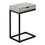 TABLE D'APPOINT - SIMILI BOIS GRIS / NOIR / TIROIR