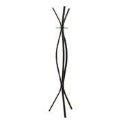 PORTE-MANTEAUX - 72"H / MÉTAL ESPRESSO STYLE CONTEMPORAIN