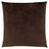 COUSSIN - 18"X 18" / VELOURS MOSAIQUE BRUN FONCE / 1PC