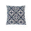 COUSSIN - 18"X 18" / MOTIF BLEU FONCÉ / 1PC 