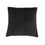 COUSSIN - 18"X 18" / STYLE CÔTELÉ ULTRA DOUX NOIR / 1PC