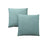 COUSSIN - 18"X 18" / MOTIF VERT PÂLE / 2PCS