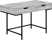 COMPUTER DESK - 48"L / GREY / BLACK METAL