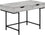 BUREAU D'ORDINATEUR - 48"L / GRIS / METAL NOIR 