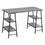 BUREAU D'ORDINATEUR - 48"L / GRIS / METAL NOIR 