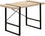 BUREAU D'ORDINATEUR - 48"L / NATUREL / METAL NOIR 