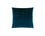 COUSSIN - 18"X 18" / VELOURS BLEU DIAMANT ACIER / 1PC