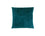 COUSSIN - 18"X 18" / VELOURS BROSSE TURQUOISE / 1PC 