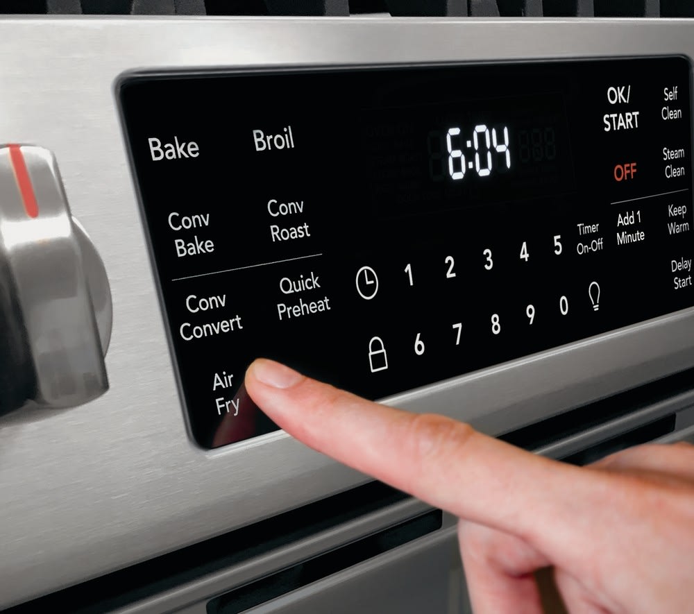 Cuisinière Au Gaz 5 Brûleurs / Four À Convection Et Friture Air De 5,6 Pi³ En Acier Inoxydable Frigidaire Gallery ( FGGH3047VF )