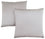 COUSSIN - 18"X 18" / ARGENT SATINÉ / 2PCS 