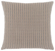 COUSSIN - 18"X 18" / POIS ABSTRAIT CLAIR / BRUN FONCÉ / 1PC