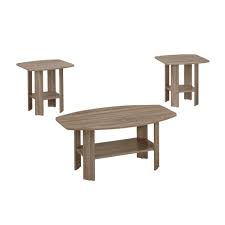 SET DE TABLE - 3PCS / TAUPE FONCÉ