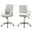 CHAISE DE BUREAU - BLANCHE / MESH GRIS / MULTIPOSITIONS