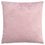 COUSSIN - 18"X 18" / VELOURS PLUME ROSE PALE / 1PC