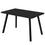 TABLE A MANGER - 36"X 60" / NOIR / METAL NOIR