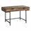 BUREAU D'ORDINATEUR - 48"L / BOIS DE RÉCUPÉRATION BRUN / MÉTAL NOIR 